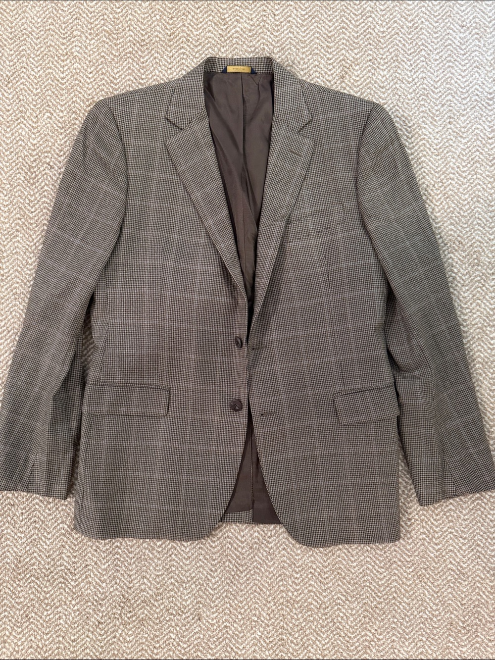 Brooks Brothers Brown Glen Plaid Sport Coat
